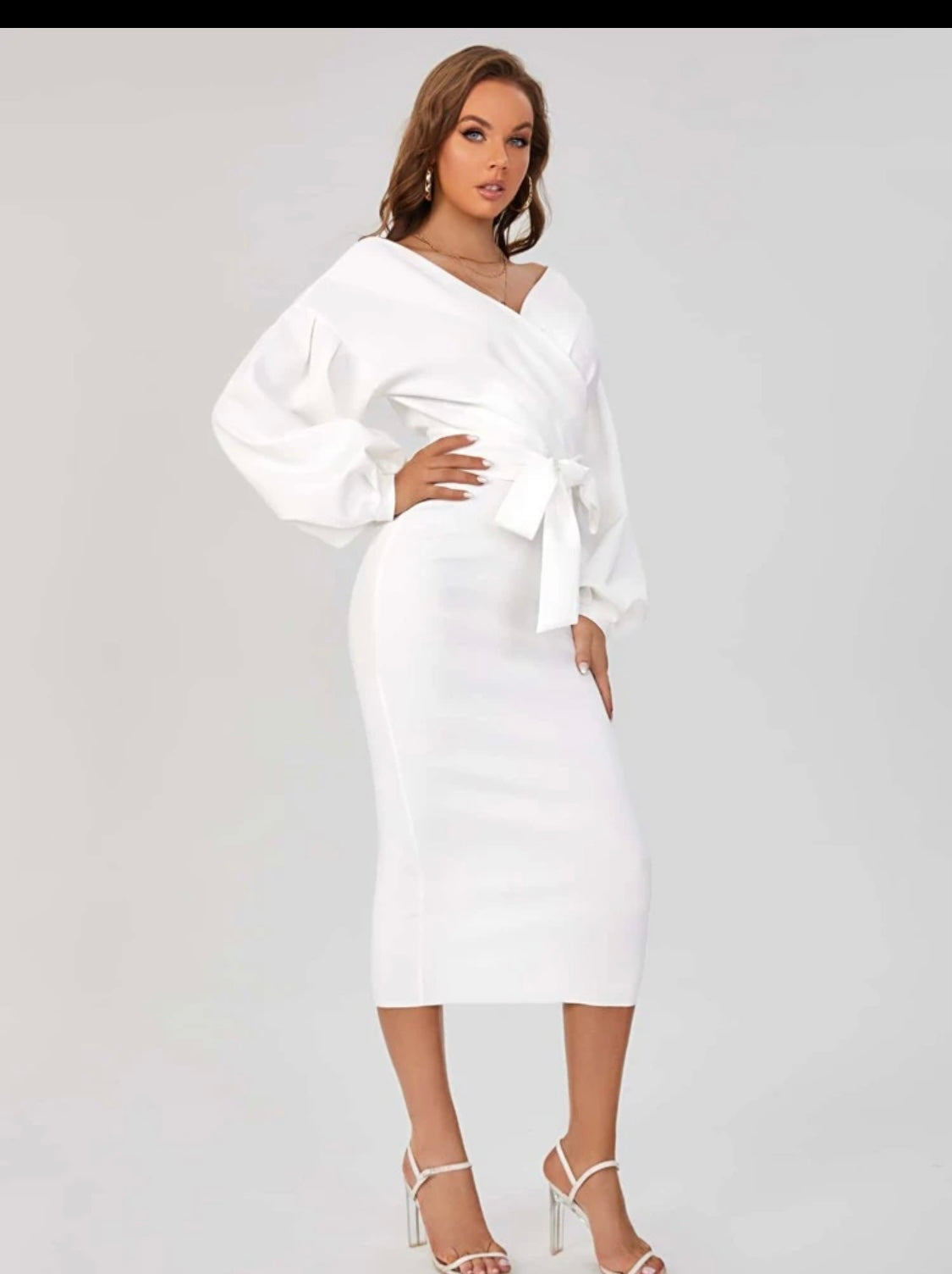 Shoulder Belted Dress