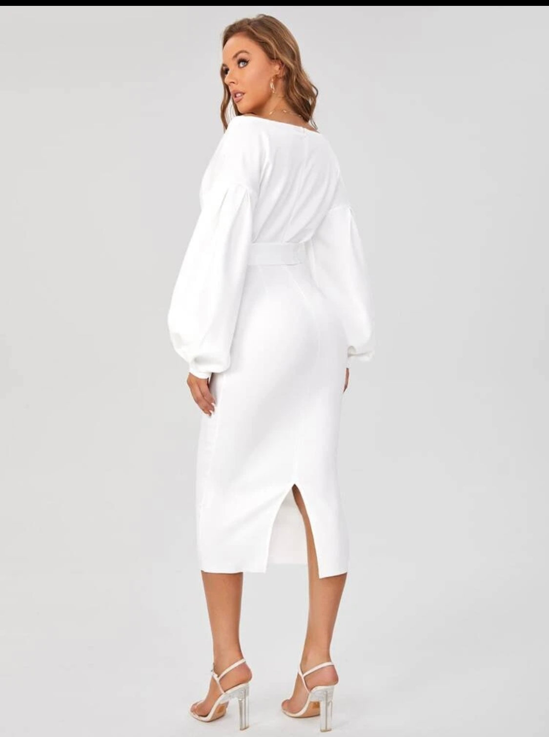 Shoulder Belted Dress