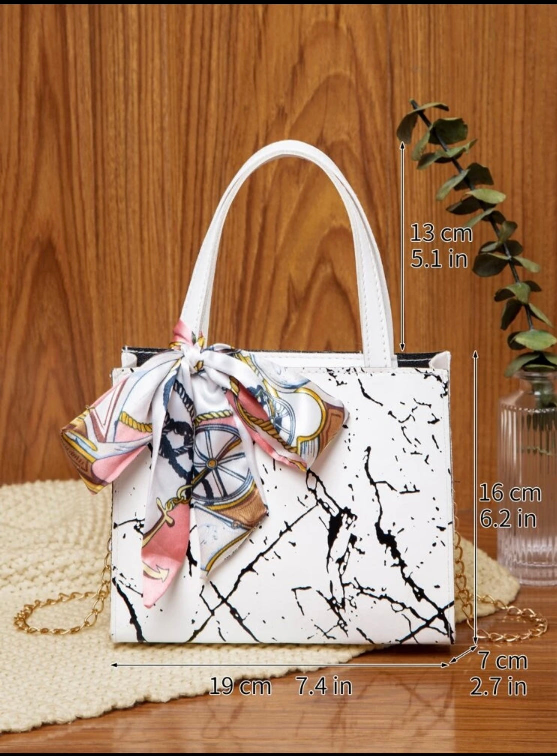 Twilly Scarf Decor Square Bag