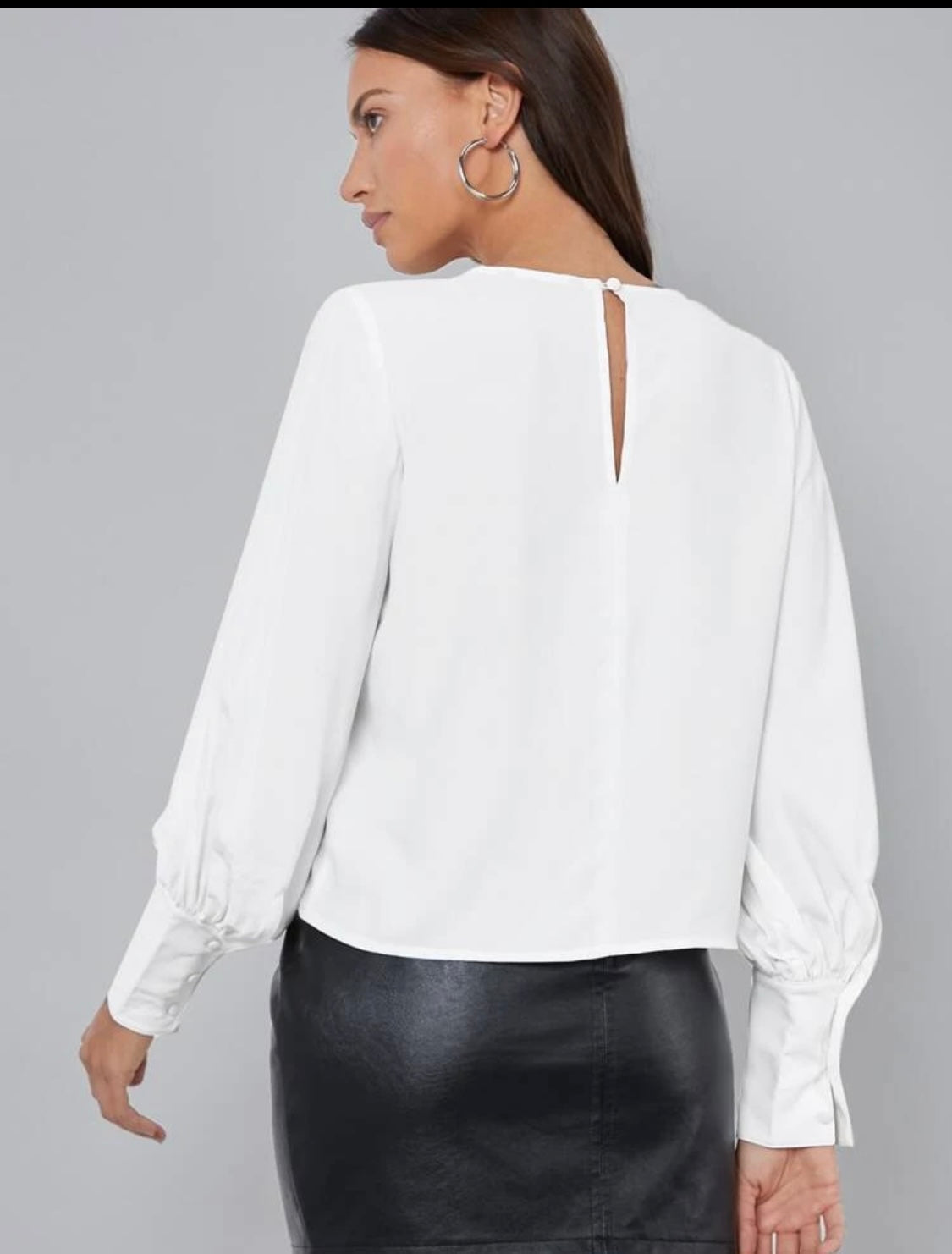 Lantern Sleeve Blouse