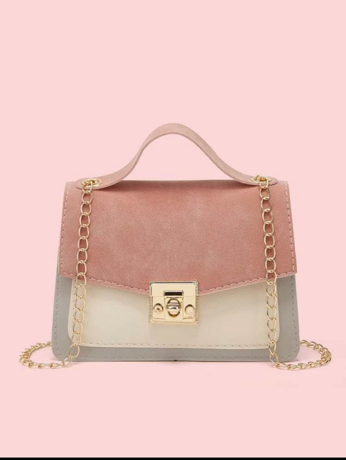 Twist Lock Satchel Bag