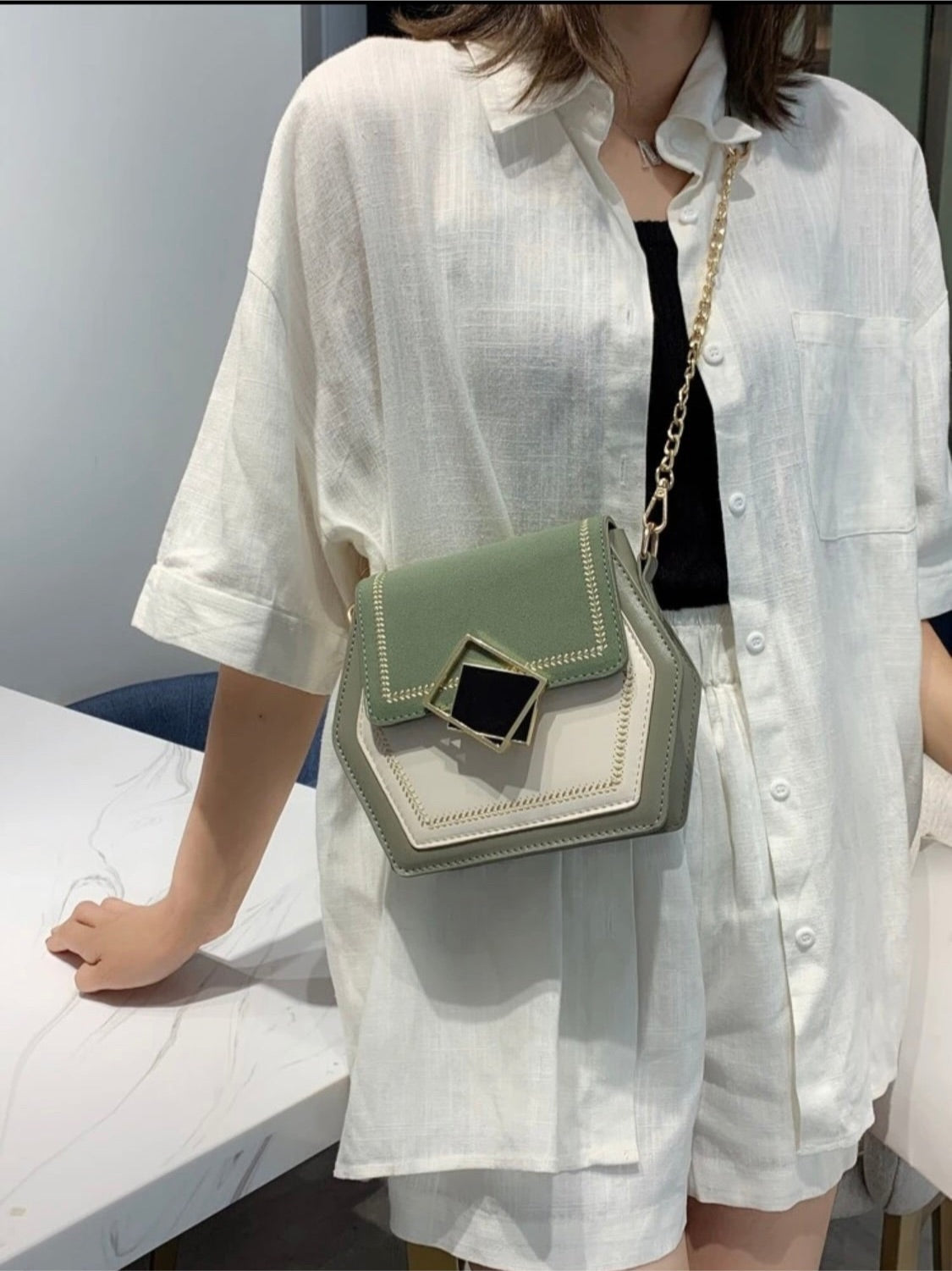 Chain Crossbody Bag
