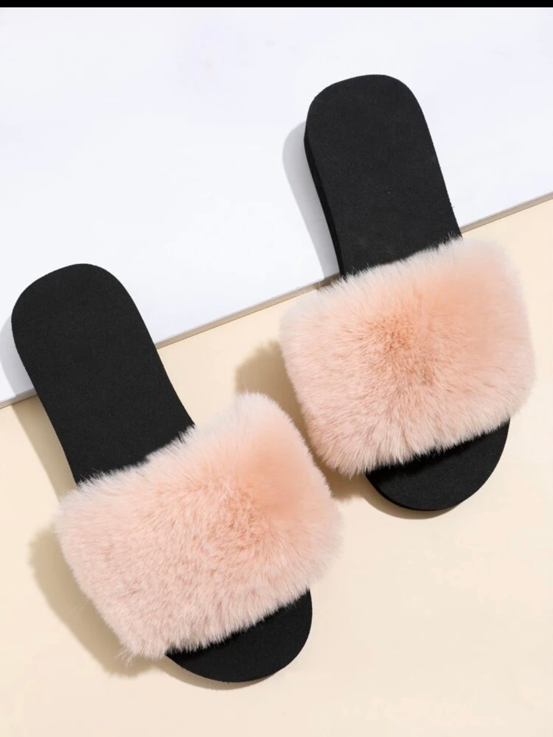 Minimalist Fluffy Slides