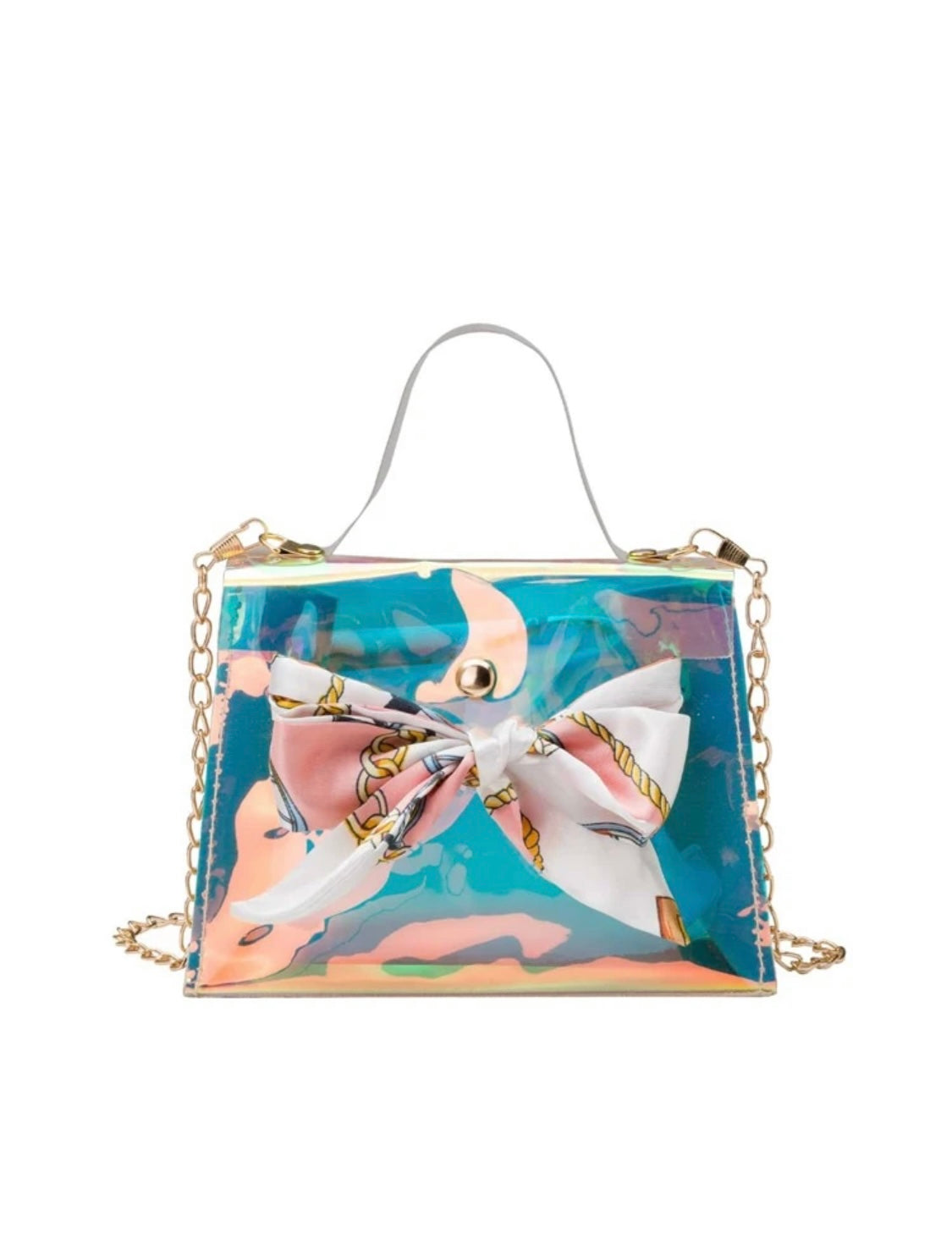 Holographic Satchel Bag