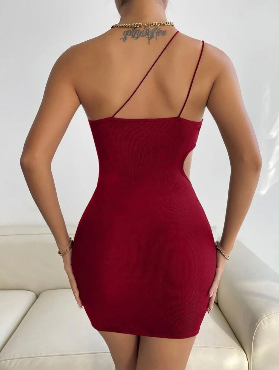 Twist Front Bodycon Dress