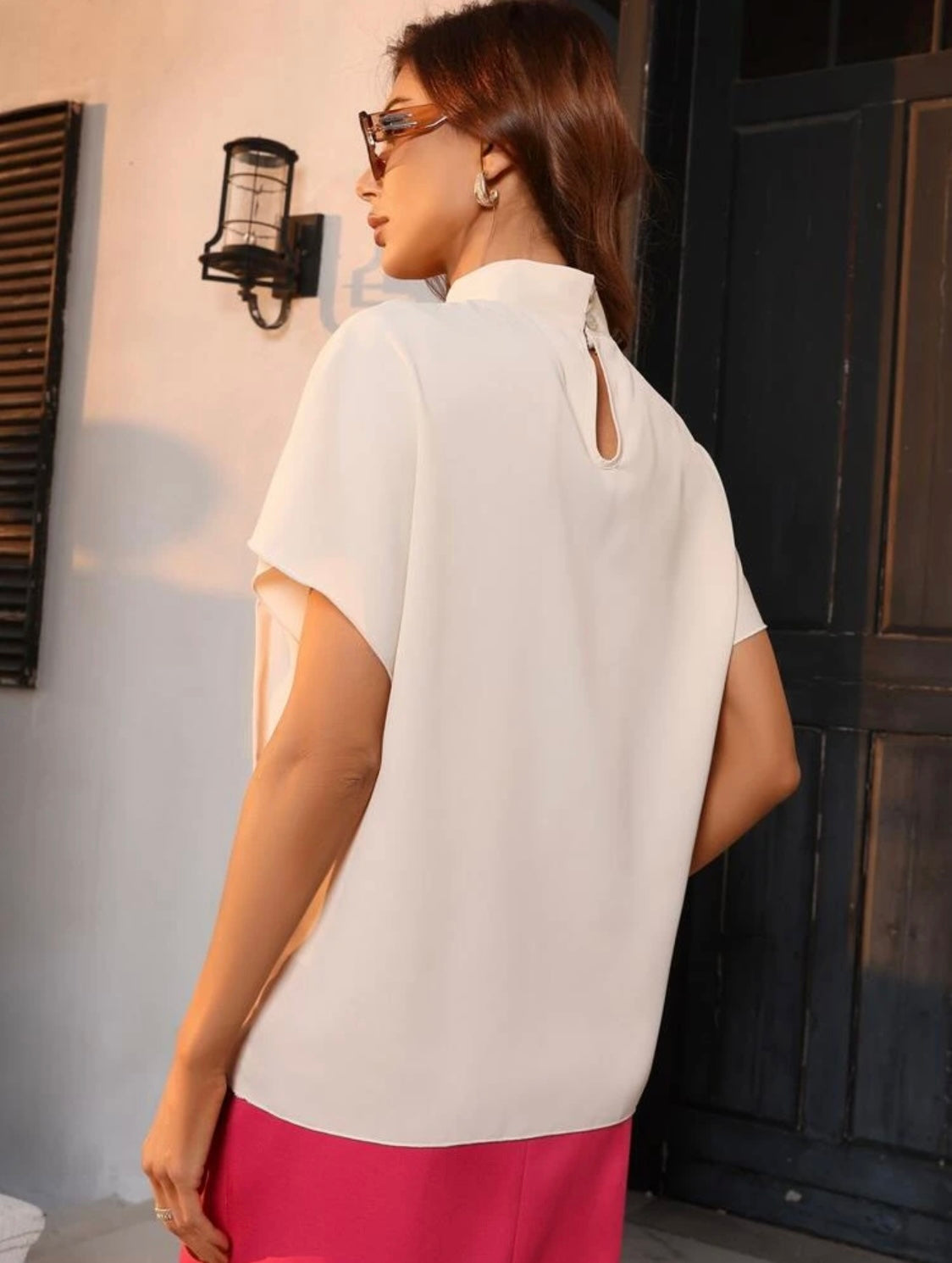 Batwing Sleeve Blouse